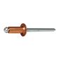 RFT-Blind rivet Copper/Steel DH 2,9x14,0
